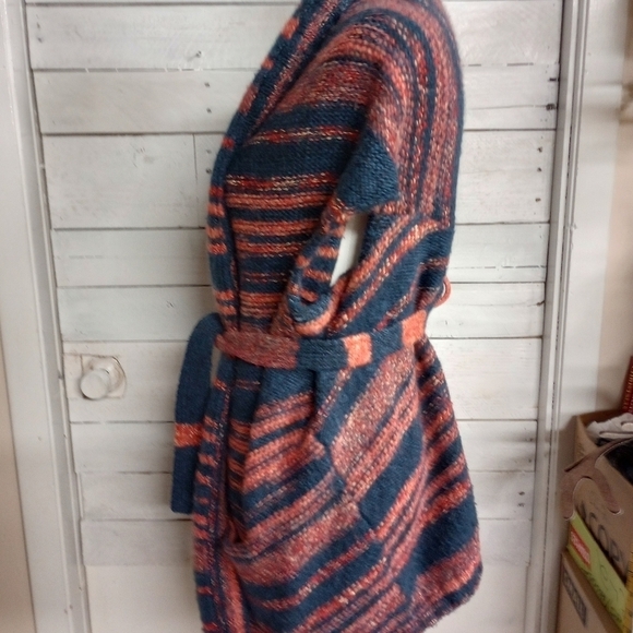 Urban Outfitters Wool Blend Sleeveless Sweater Open Front Cardigan XS Oversized - Picture 5 of 10